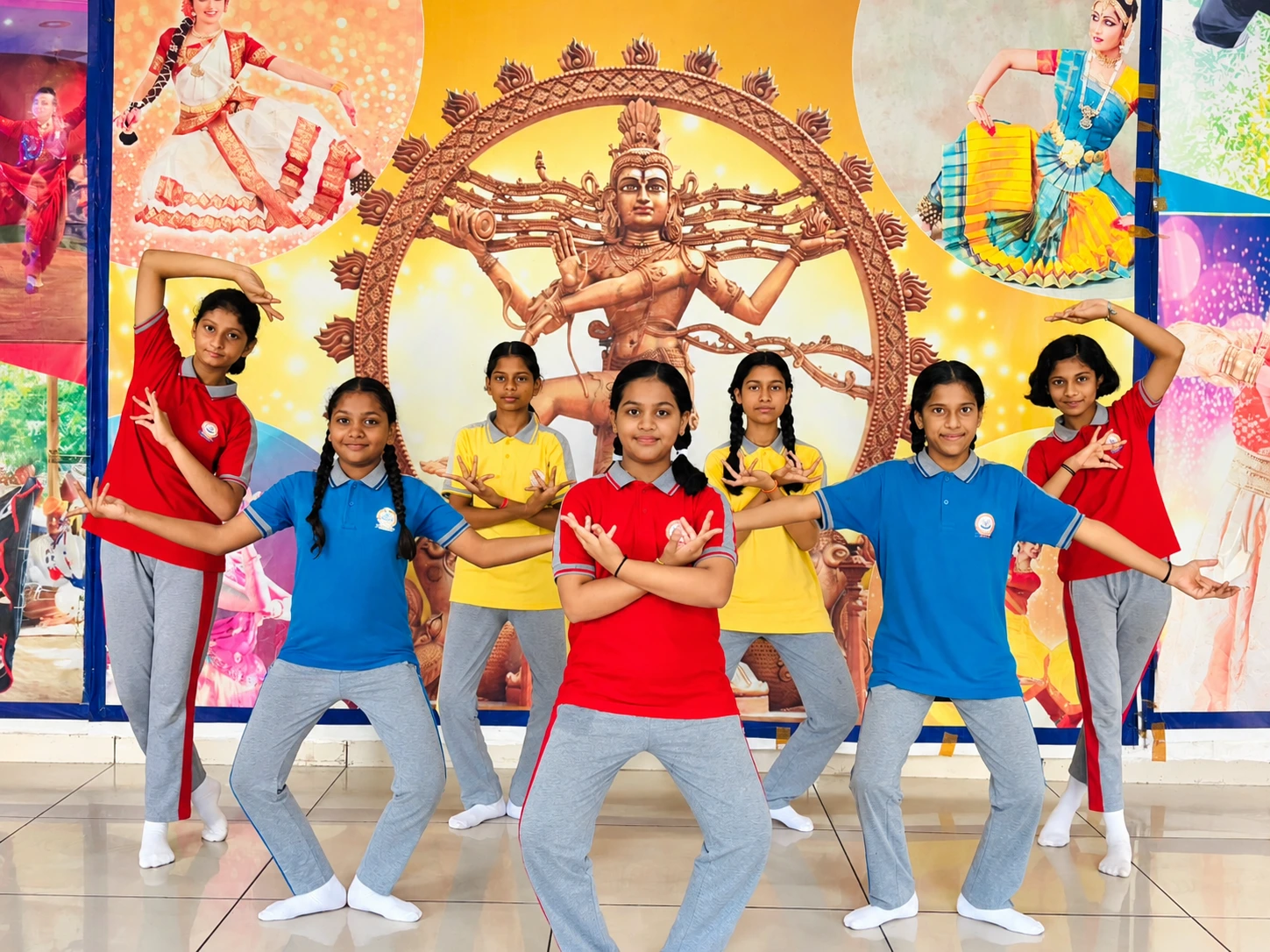 Students enjoying sports and extracurricular activities at SRS Global School, Meerut